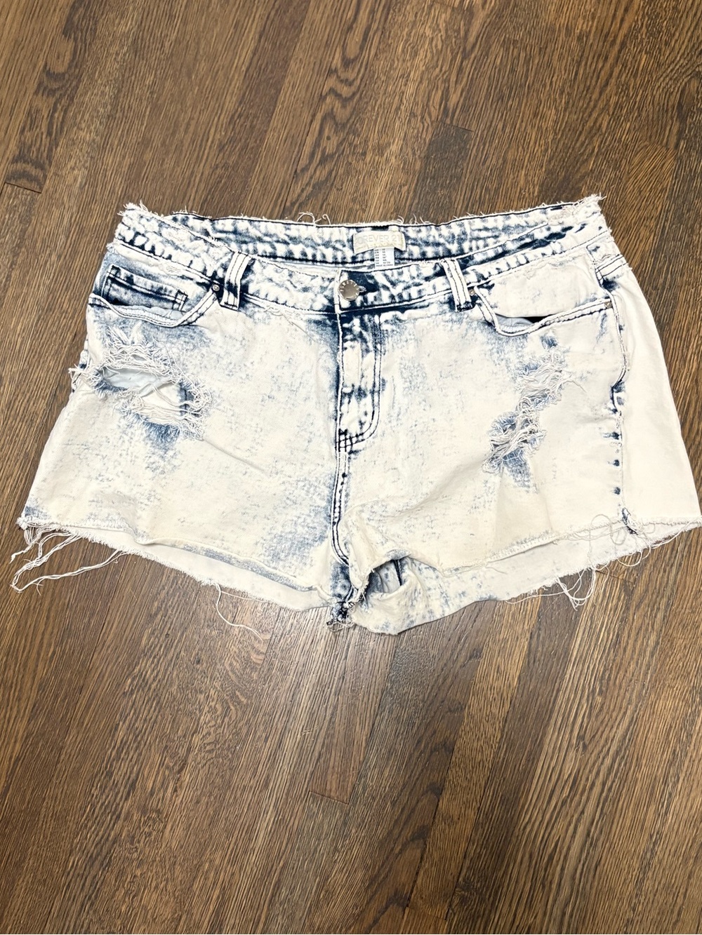 Distressed Jean Shorts